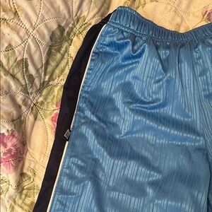 Blue and Black Athletic Pants